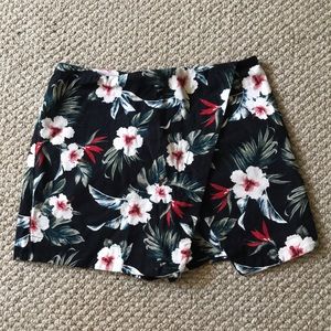Hawaiian Asymmetrical Skort